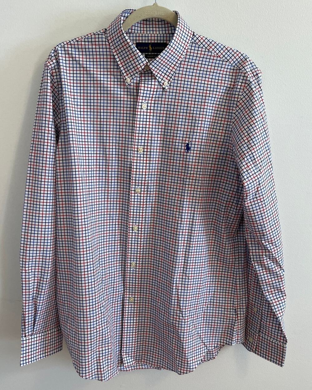 Ralph Lauren Classic Fit Mens Button Down Shirt - Medium